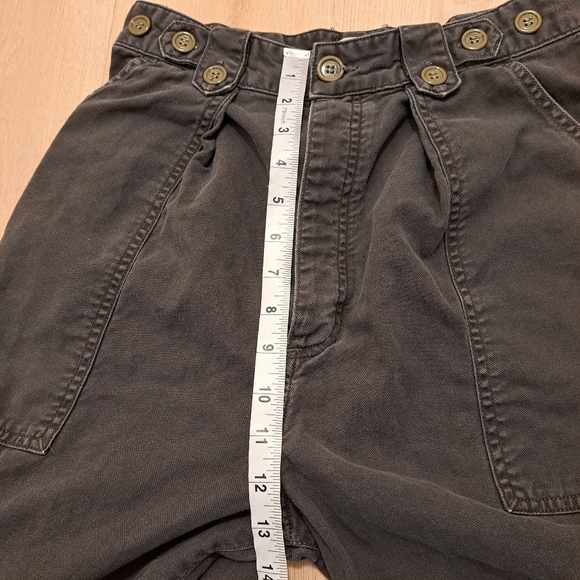 Agolde Dark Grey Barrel Leg Grunce Mila Utility High Waisted Pants Size 28 - Picture 10 of 12